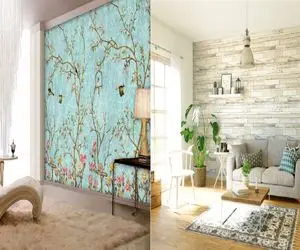 کاغذ دیواری مناسب برای پذیرایی بزرگ/ ساهت پذیرایی لاکچری و پولداری با بودجه معمولی