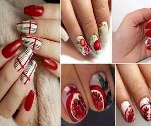 انواع ایده لاک یلدا برا خانومای شیک و پیک / خوشگلترین ترندای امسال رو بزن که جا نمونی