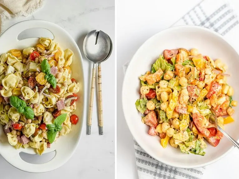سالاد ماکارونی با سس خانگی | بدون مایونز یک سس رژیمی درست کنید
