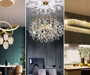 نمونه لوسترهای مدرن مد شده در 2025؛ فضایی درخشان به سبک خونه های شیک و اعیونی کره ای