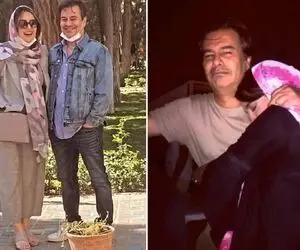 سلفی شاعرانه پیمان قاسم خانی و زنش روی هرچی زوج کم کرد؛ اختلاف سنشون ربع قرنه