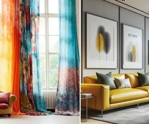 رنگ پرده رو با چی ست کنیم؟ مثل بلوز دامن پرده هم باید زوجشو تو خونه پیدا کنه