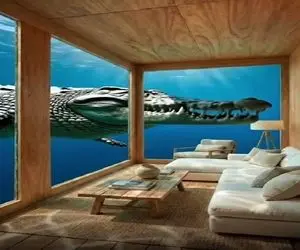 معماری طبیعت؛ کانتینر بردن زیر آب خونه ساختن با جک و جونورای تو آب محشور شدن