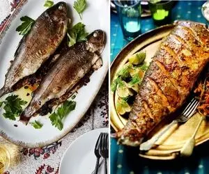 طرز تهیه ماهی شکم پر در فر و ماهیتابه / بهترین دستور برای پخت یه غذای فوق العاده