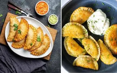 طرز تهیه پیراشکی سیب زمینی و شوید / طعم فوق العاده ای که عاشقش میشی