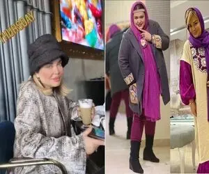 ببینید لباس عجیب بهاره رهنما که میگن نیم میلیارد پولشه؛ مادرش چه مافیایی تیپ زده