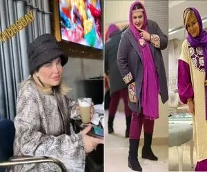 ببینید لباس عجیب بهاره رهنما که میگن نیم میلیارد پولشه؛ مادرش چه مافیایی تیپ زده