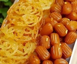 پیشنهاد سرآشپز؛ زولبیا بازاری بدون نشاسته گل، ماست و مخمر + شربت بار