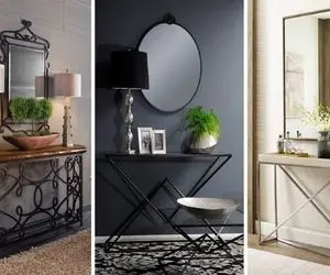 میز کنسول رو کجا بذاریم که جذاب باشه؟ / کالایی کاربردی و شگفت‌انگیز که بد دلتو میبره