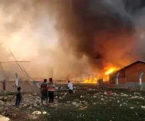 مفقود شدن پناهندگان روهینگیا پس از آتش سوزی مهیب