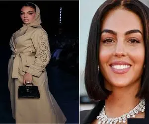 جورجینا رودریگز در هفته مد ریاض: وقتی حجاب تبدیل به استایل لاکچری شد