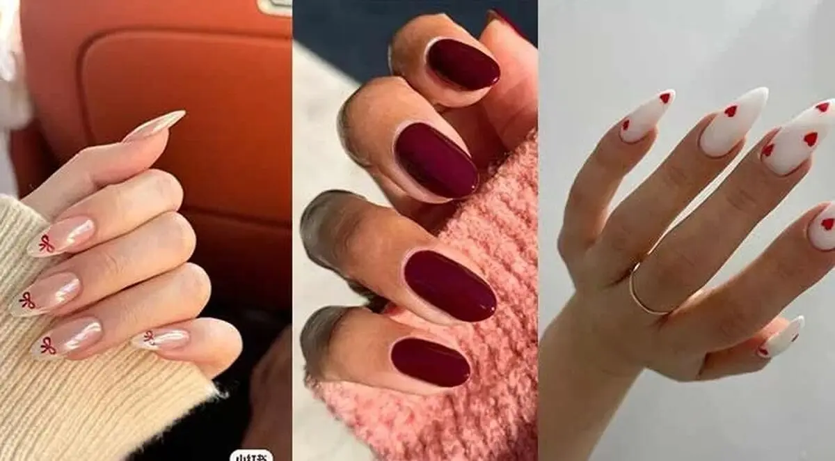 لاک ناخن طراحی کلاسیک 2