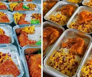طرز تهیه زرشک پلو با مرغ نذری برای 100 نفر / دستور پخت فوق العاده با طعم عالی