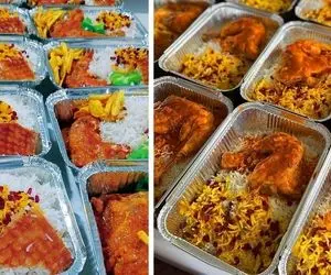 طرز تهیه زرشک پلو با مرغ نذری برای 100 نفر / دستور پخت فوق العاده با طعم عالی