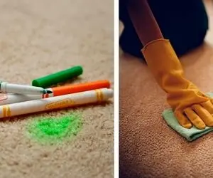 ترفندهای تمیز کردن لکه ماژیک از روی فرش و مبل / روش های سریع و راحت