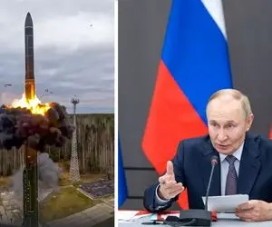پوتین دنیا را تکان داد! چنان موشکی به هوا فرستاده که هیچ قدرتی به گرد پایش نمی‌رسد