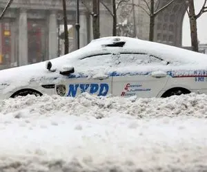 آمریکا اسیر برف و کولاک شدید