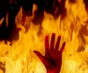 زن عصبانی شوهر سابقش را آتش زد