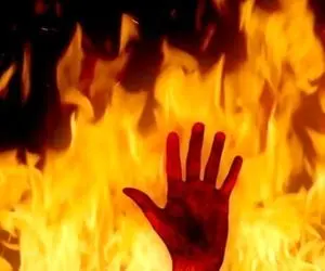 زن عصبانی شوهر سابقش را آتش زد