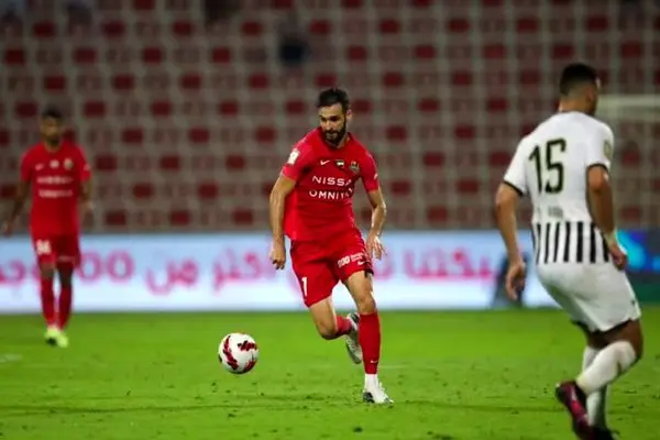 بازی الاهلی - الجزیره 