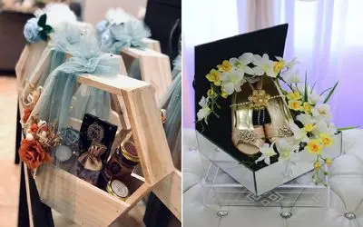 خنچه های عروس مد 1404 در ایران؛ اینا انگار تو بهشت برا کادوی عروس خانوما ساخته شدن