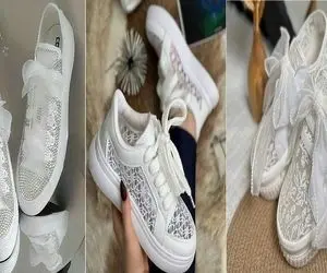 کتونی های عروس 2025؛ کفش بلور سیندرلا اگه خوب بود که درنمیومد اینا خدای شیکی و راحتین