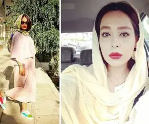 اعتماد به نفس خانم بازیگر با آرایش ریخته شده اش! +عکس