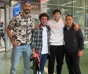 (عکس) مهدوی‌کیا، هوتن شکیبا و بهرام افشاری در کنار سردار آزمون