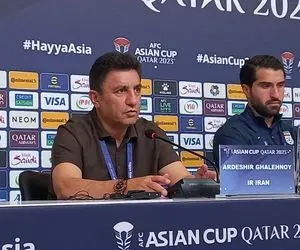 صحبت های امیر قلعه نویی پیش از بازی با فلسطین