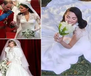 از شاهدخت موناکو تا سلنا گومز؛ زنبق دره محبوب ترین دسته گل عروس