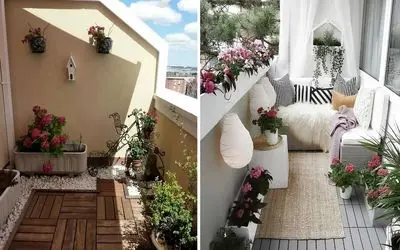 نمونه طراحی های تراس جدید؛ دکوراسیون سازی با یسری لوازم که تو هر خونه ای هست، با صفا 