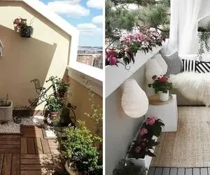 نمونه طراحی های تراس جدید؛ دکوراسیون سازی با یسری لوازم که تو هر خونه ای هست، با صفا 
