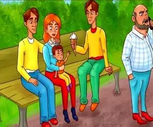 هوش تصویری؛ اگه ادعا باهوشی داری بگو بین این آقاهه و دوقلوها کدوشون پدر بچست؟ 