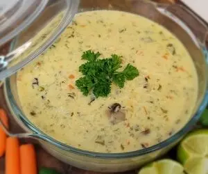 طرز تهیه یه سوپ شیر مجلسی به خوشمزگی رستوران ها 