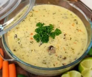 طرز تهیه یه سوپ شیر مجلسی به خوشمزگی رستوران ها 