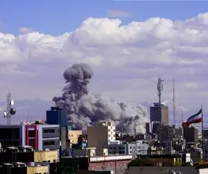 نقاطی از تهران هدف حمله موشکی قرار گرفت