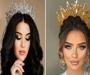 مدل موی عروس با تاج سلطنتی؛ مد ملکه های کشورهای عربی که پولدار بودنشون رو داد میزنه