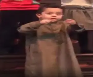 آواز پرهیاهو؛ پسربچه بردن مولودی رو صدا اکت میاد غش میری براش فسقلیو