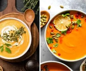 طرز تهیه سوپ کدو حلوایی؛ خوشمزه ترین پیش غذای پاییزی / این طعم عالی رو از دست نده