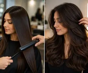 مدل های متنوع و اروپایی استایل کردن موی صاف؛ لَختی مو کمتر میشه و پرنسسی شکل میگیره