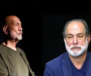 تصویر مهدی پاکدل و رعنا آزادی‌ ور شانه به شانه هم در مراسم آتیلا پسیانی