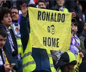 عصبانیت شدید هواداران از رونالدو؛ به خانه خودت برگردد!