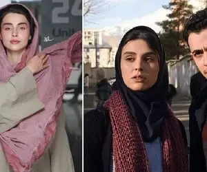 "لاله مرزبان" تو تیپش عهد بوقش ایرانو با اروپا ترکیب زد؛ کیف و کمربند خانوم ست قناریه!