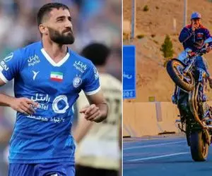 دست نکونام در خط حمله باز شد/ مهرداد محمدی با موتور به دربی رسید!