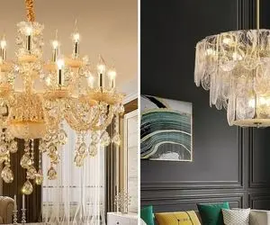 شیک ترین لوسترهای مدرن پذیرایی / یه خانوم باسلیقه و لوکس این لوسترا درخور خونشه