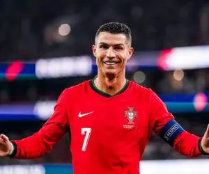 (عکس) استایل خاص کریستیانو رونالدو در اردوی پرتغال