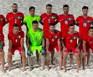 حریف بعدی تیم ملی فوتبال ساحلی ایران در مرحله یک چهارم نهایی مشخص شد