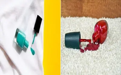 اومدی لاک بزنی فرش و لباستم با لاک یکی کردی؟/ نترس، با این روشا سریع اثر جرمتو پاک کن