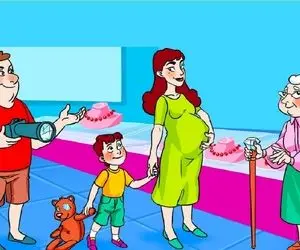 هوش تصویری؛ اگه فکر میکنی تیزهوش عالمی بگو بین خانوم باردار و بقیه 
کدوشون دزد المالسن؟