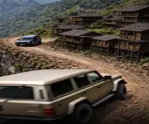 معماری طبیعت؛ جاده با وضع ناجورش شد عزرائیل راننده ها یقه شون کرد